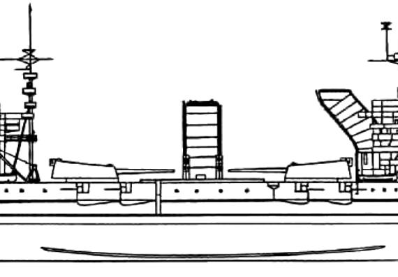 Корабль Россия - Sevastopol [Battleship] - чертежи, габариты, рисунки